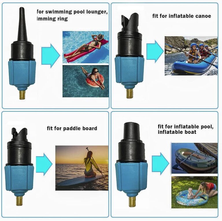 Paddle Board Pump Adapter – Air Pump Adapter for Inflatables – Wubbie